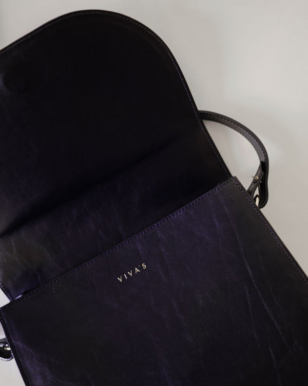 MARA Half Moon Bag Deep Navy