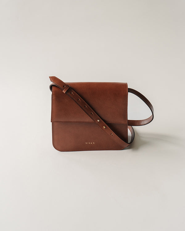 IRMA Crossbody Bag Dark Caramel